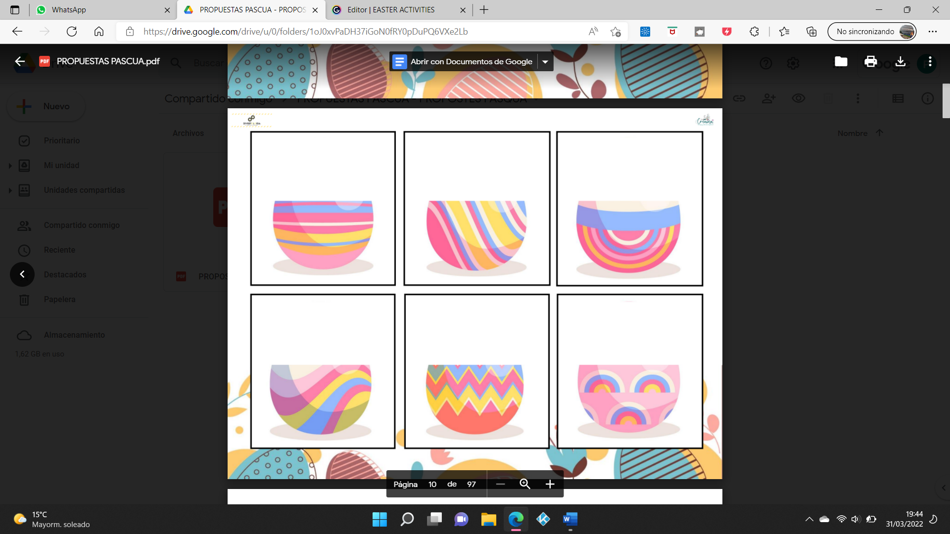 EASTER MATHS ACTIVITIES | Genially