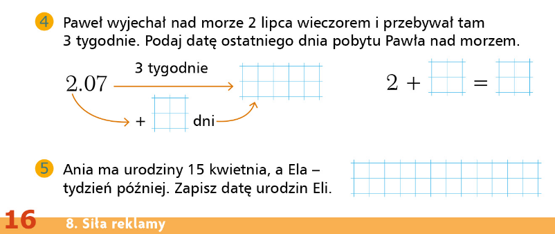 Matematyka - obliczenia kalendarzowe