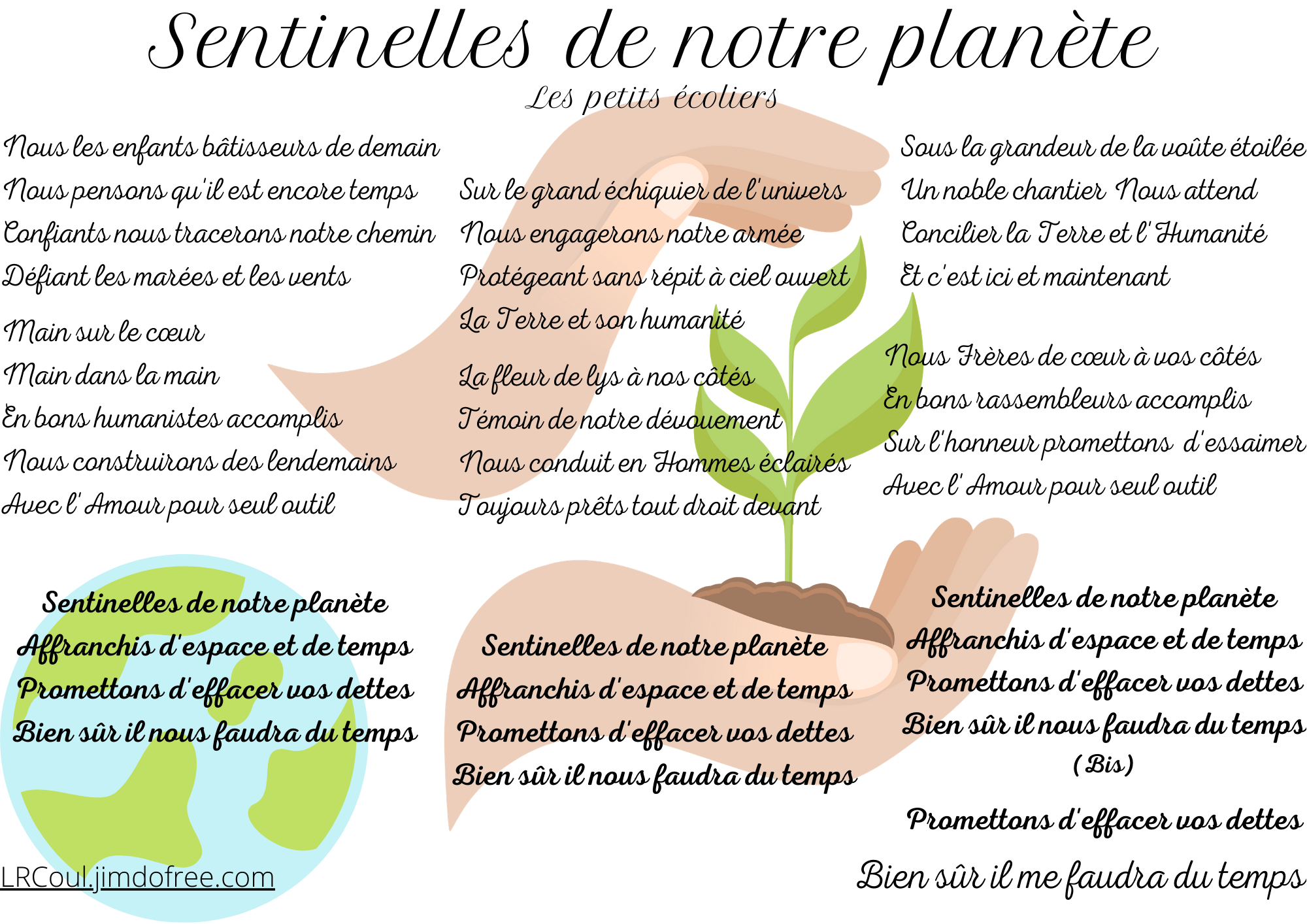 Chant Sentinelles De Notre Planete Mission Alpha By Educoul On Genially