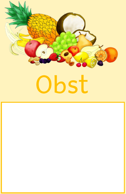 Obst und Gemüse zuordnen | Genially