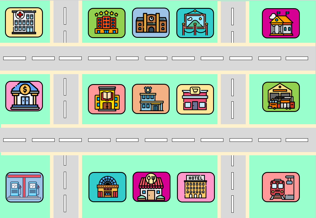 CITY MAP- WHERE´S THE TEACHER