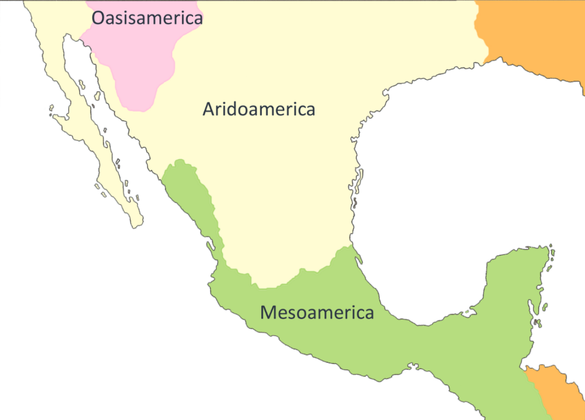 MESOAMÉRICA, OASISAMÉRICA Y ARIDOAMÉRICCA