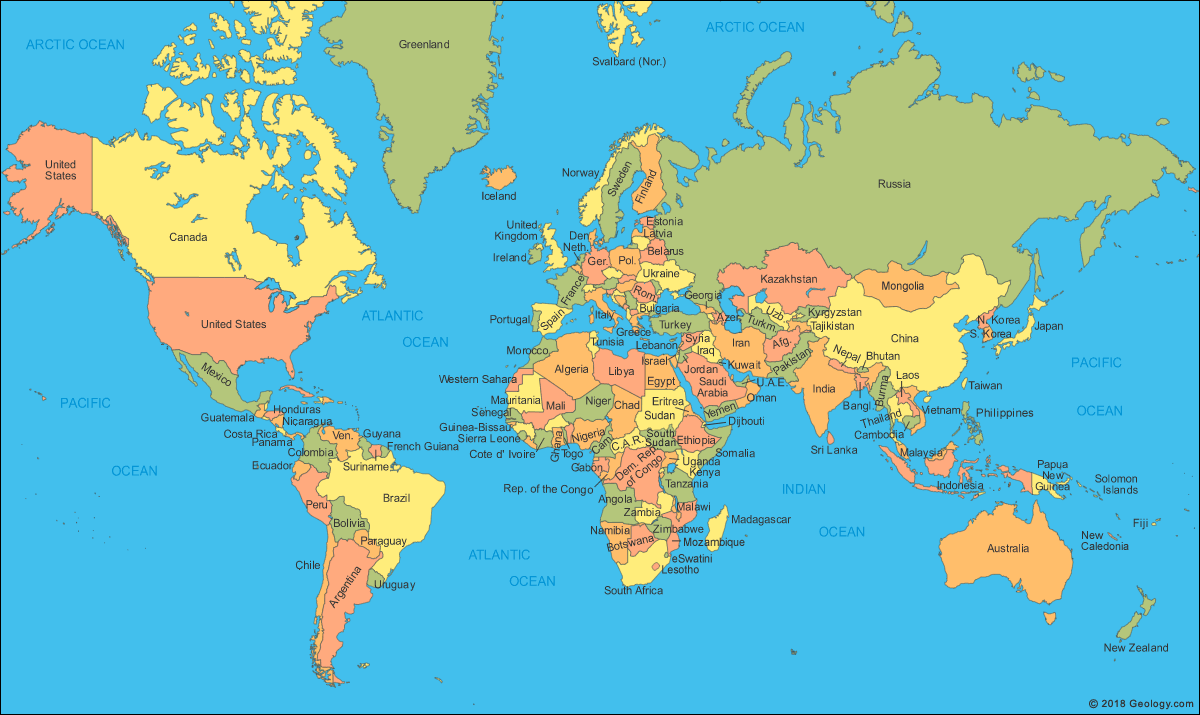 interactive english world map | genially