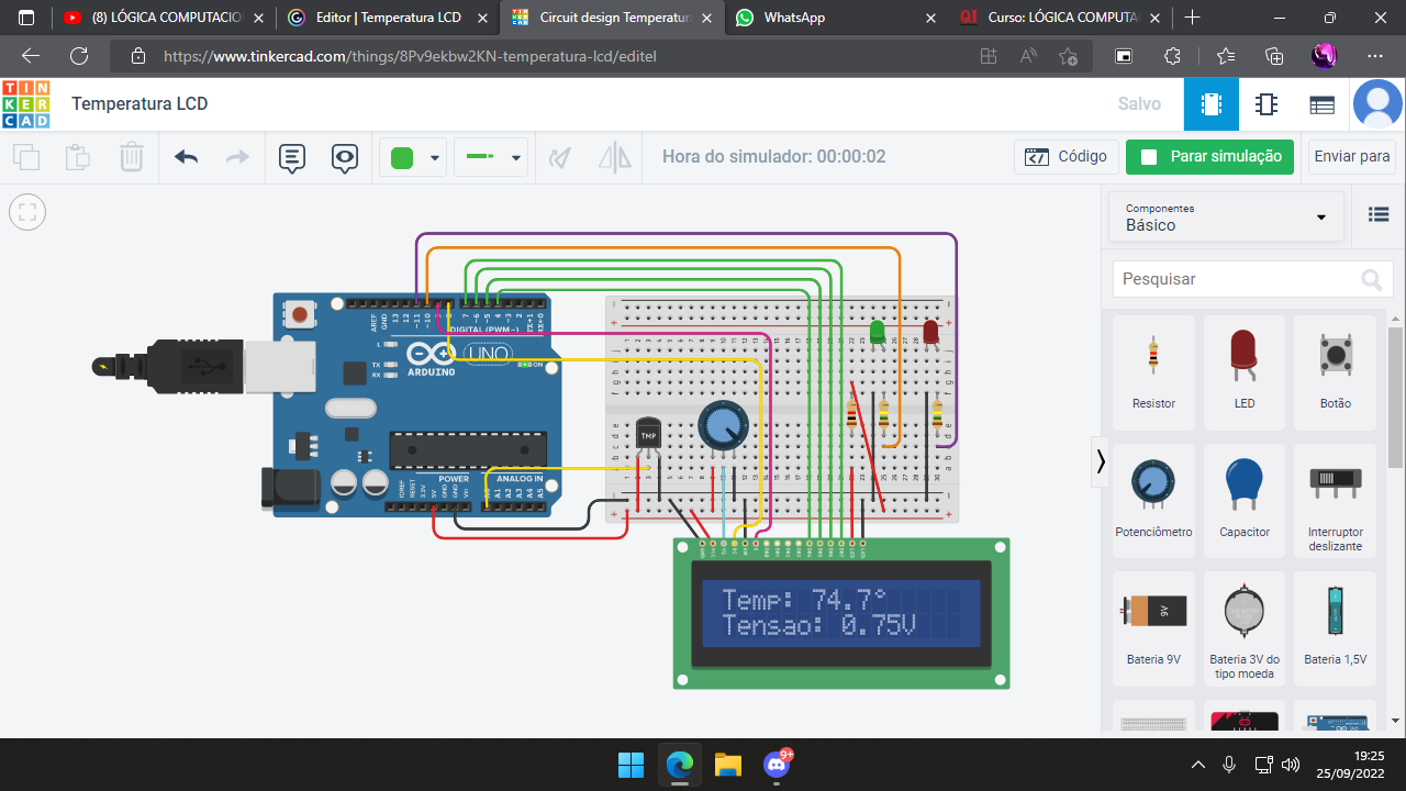 Temperatura LCD