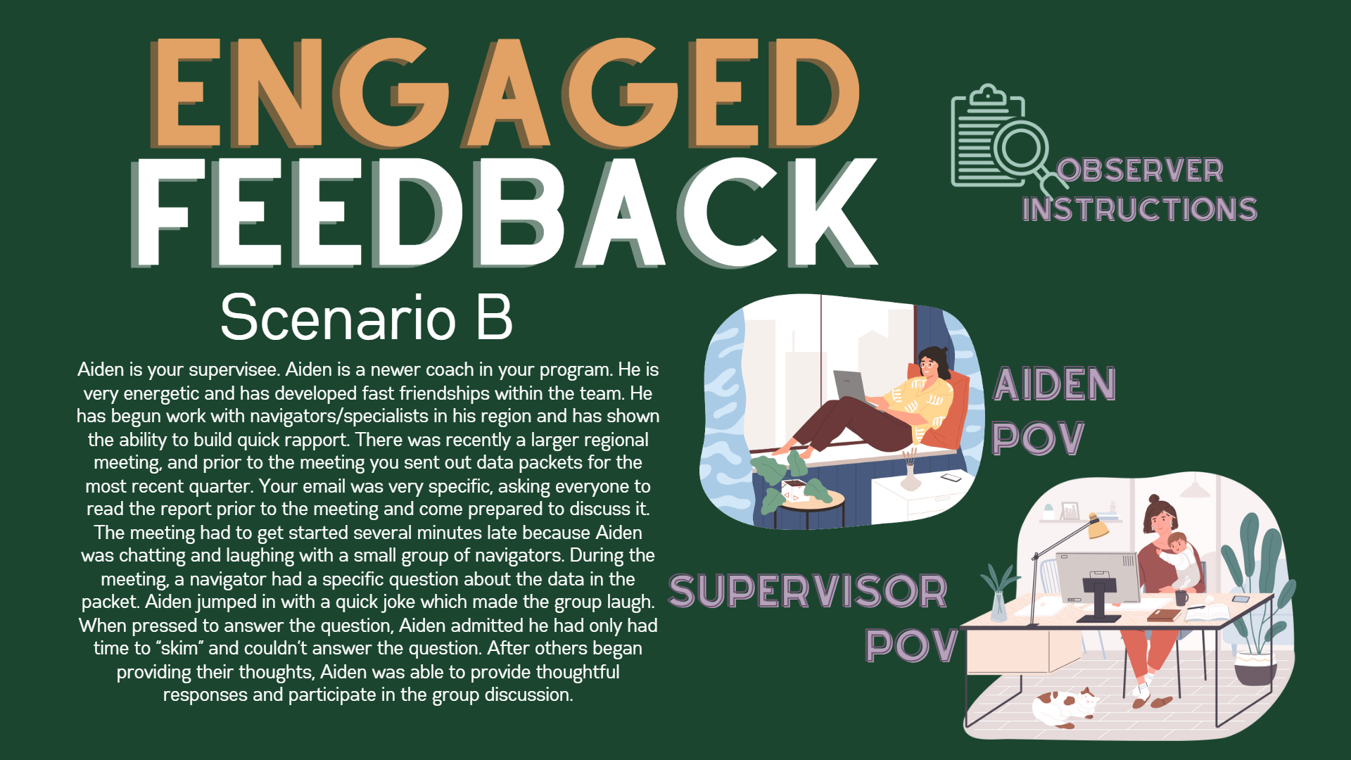 AidenScenarioEngagedFeedback | Genially