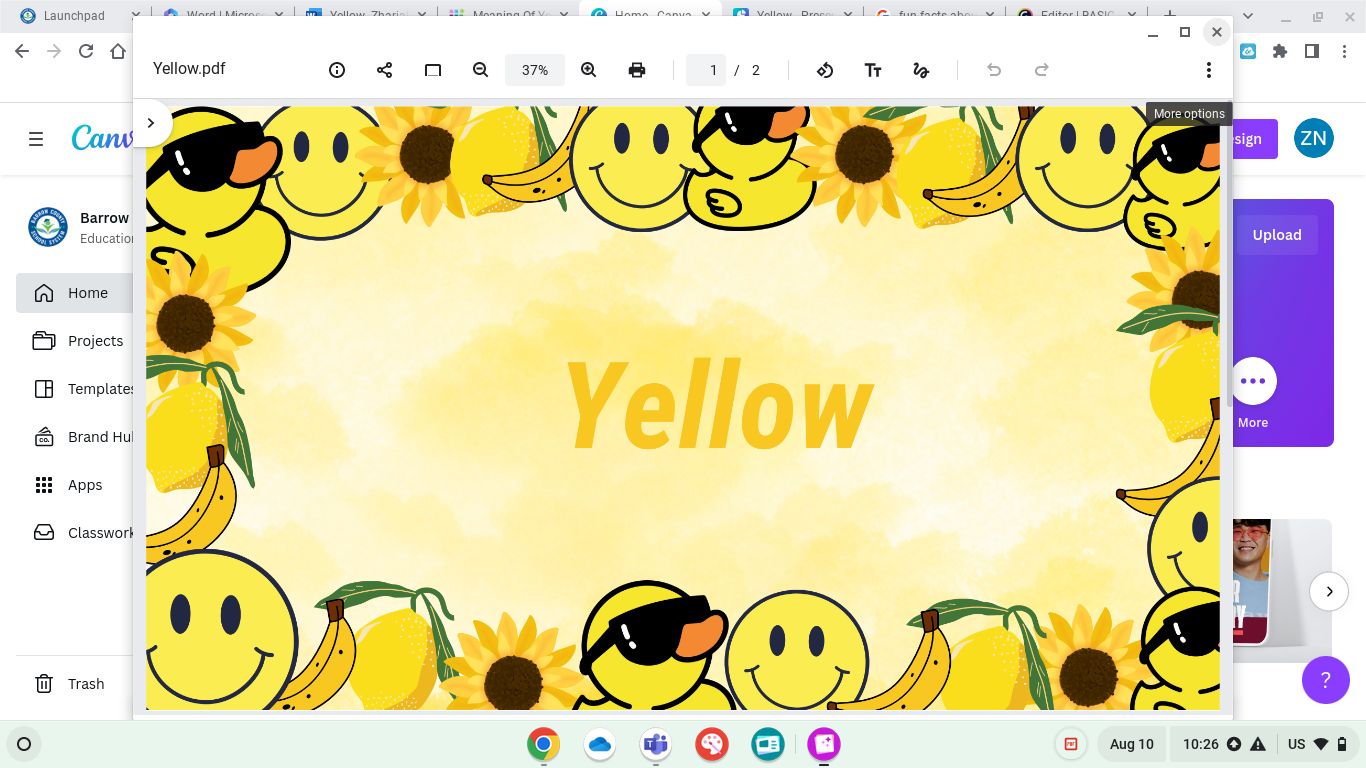 Yellow presentation | Genially