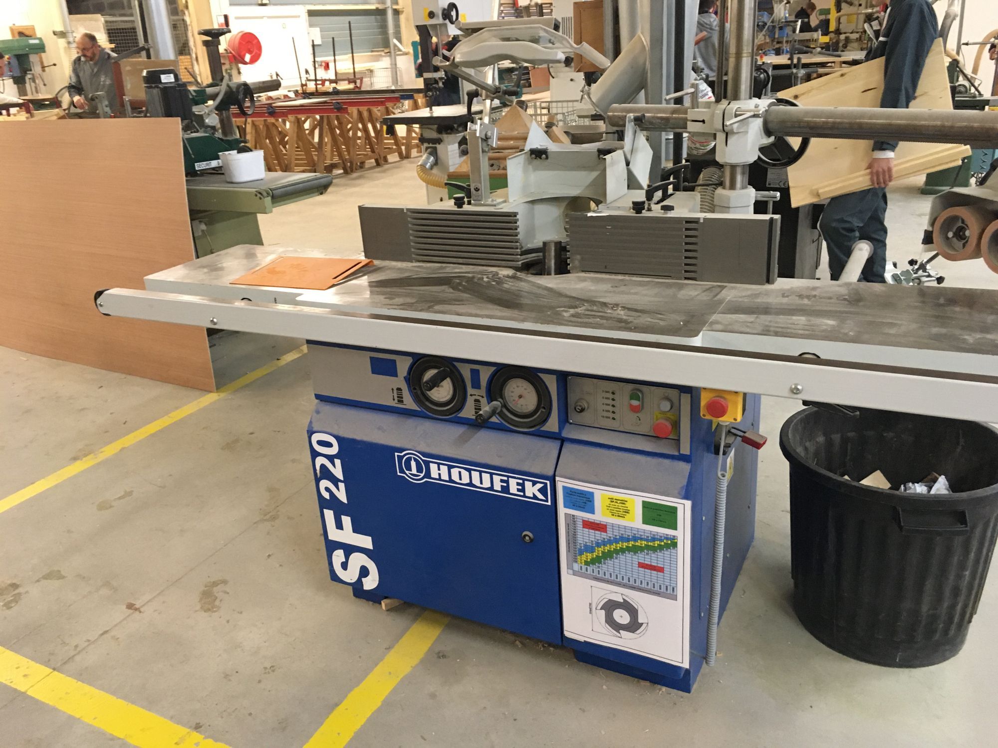 Affiche machine-outil.(Toupie)